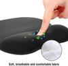 Ergonomic Mouse Pad with Wrist Support Mousepad with Memory Foam Wrist Rest and Non-Slip Base for Computer Cafe 9.64 X 8.26 In Office Desk Accessories