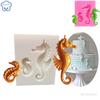 1/2pcs Seahorses Molds Fondant Cake Decorating Tools Silicone Moulds Sugarcrafts Chocolate Baking Tools For Cakes Gumpaste Form