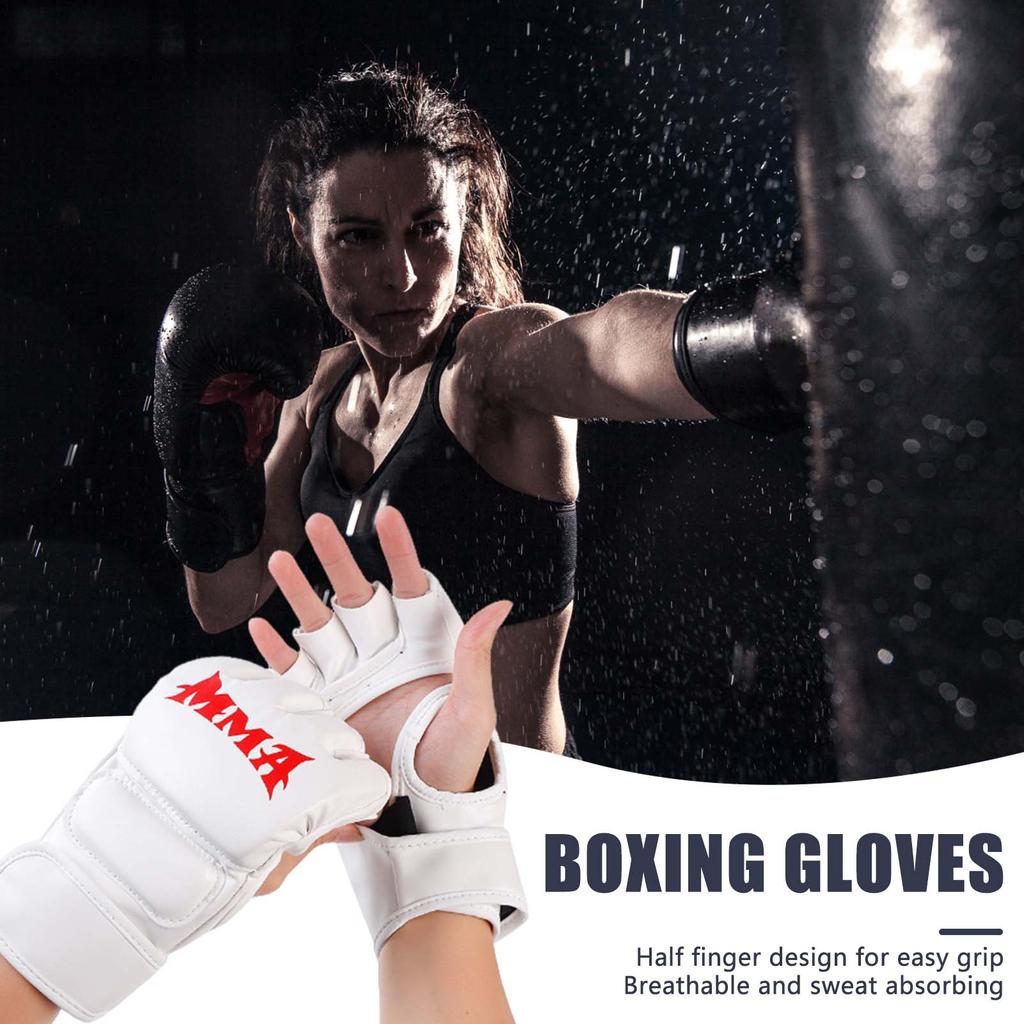 Martial Arts Training MMA Gloves with Breathable and Sweat-Resistant Material Suitable for Fighting Muay Thai