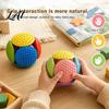 Grip Training Textured Ball Detachable Silicone Sensory Toy Mini Educational Toys for Babies Tactile Stimulation Stress Relief Colorful Toy