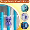 Feb.Check Valve 3/4 Inch True Union Check Valve Transparent Blue UPVC Check Valve Pipeline Check Valve One-Way Valve