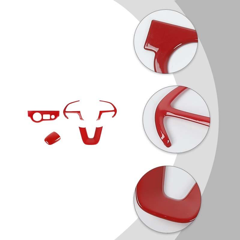 Interiorul mașinii Volan Comutator faruri maneta de viteze Trim Capac decorativ pentru Dodge Charger/Challenger 2015 Up Accesorii interior auto