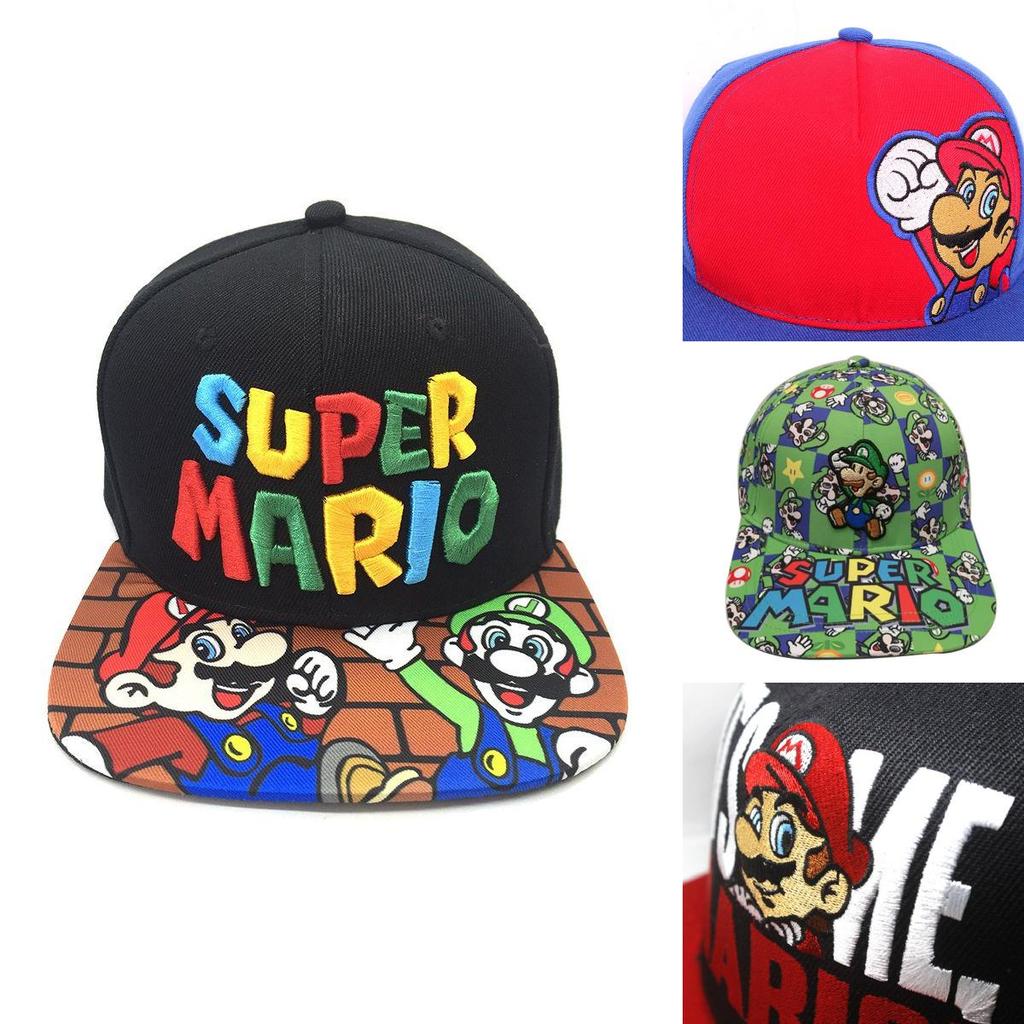 Stylish Super Mario Luigi Baseball Trucker Hat Cap With Adjustable Fit For All