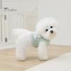 Breathable Dog Clothing Knitted Sleeveless Dress, White Tutu Puppy Princess Cute Girl Dress Pet for Summer with Lace Faux Pearl Bow, Female Small Dogs