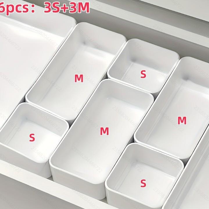 Multi-Compartment Drawer Organizer for Desk and Cosmetics