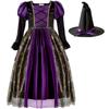 Kids Halloween Witch Costume Set for Role Play
