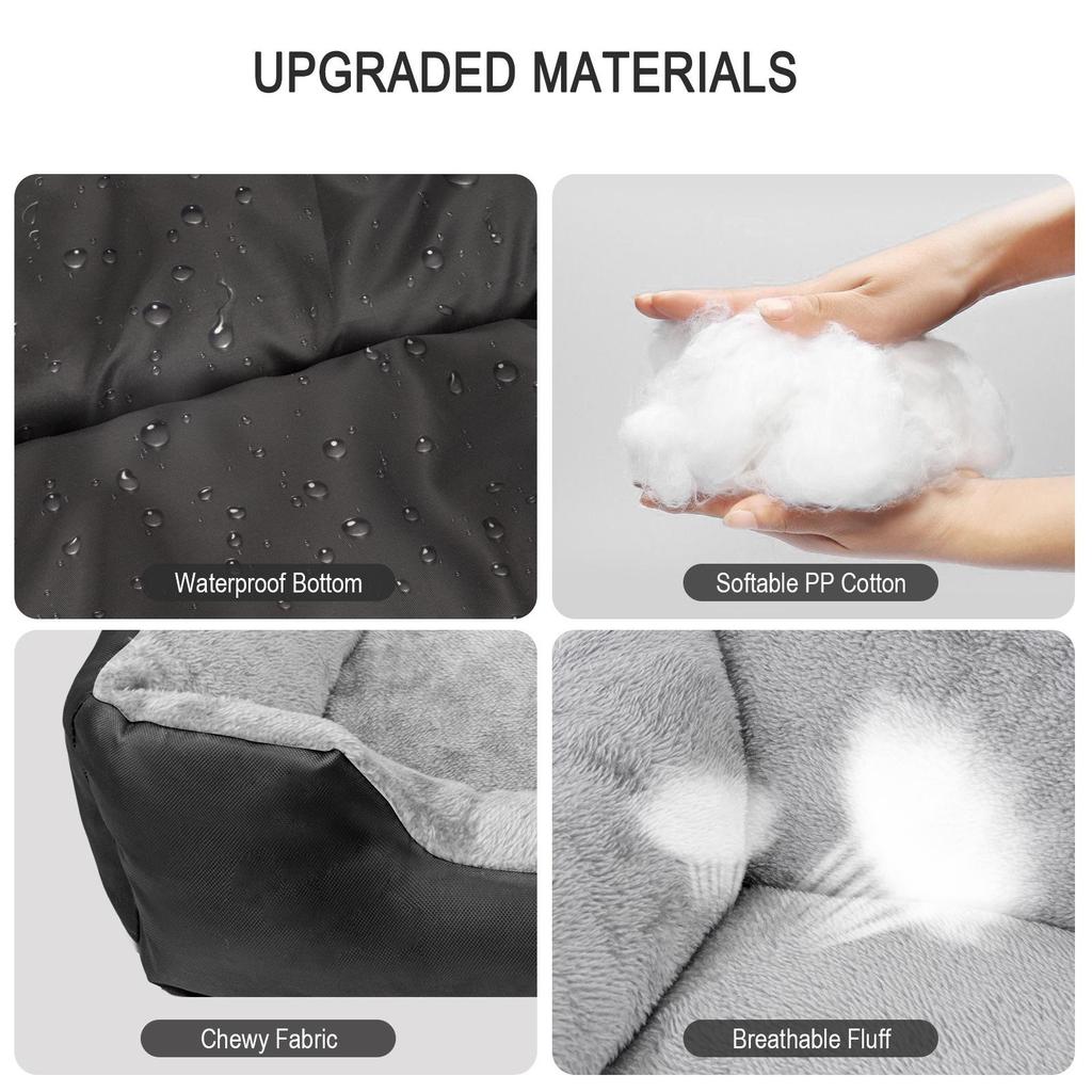 Removable & Washable Pet Nest Cushion - Breathable Multi-Season Dog Bed for Medium & Large Dogs
