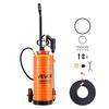 VEVOR Industrial Concrete Sprayer with Wheeled Cart, 14L Stainless Steel Sprayer, Heavy Duty Tri-Poxy Pump Sprayers, 52cm Wand, 1.2m & 3m Hoses