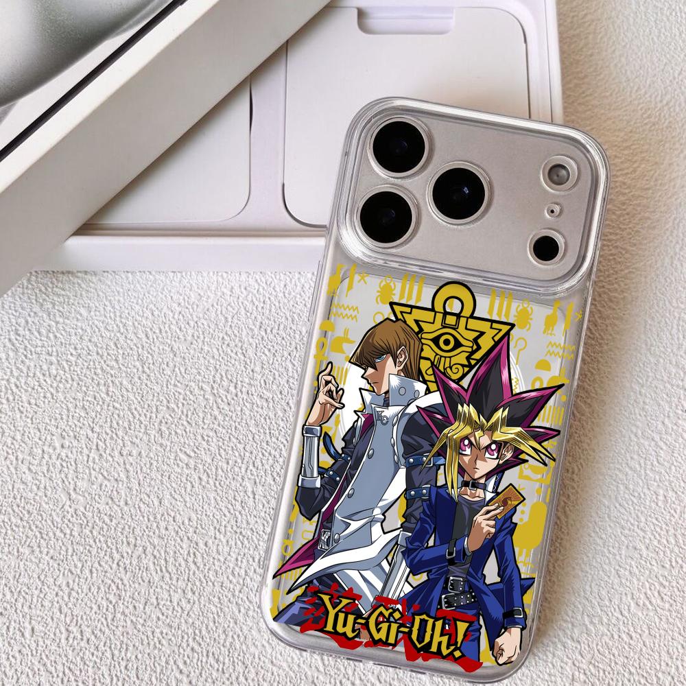 

Anime Game YuGiOh Phone Case For iPhone 17 16 15 14 13 12 Pro Max Plus With Magnetic Crystal Clear Case Wireless Charge iPhone 16
