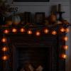Battery Operated LED Lights Halloween String Lights, 10/20 Spooky Pumpkin Ghost Fairy Light, Scene Decorations for Indoor Outdoor Home Yard
