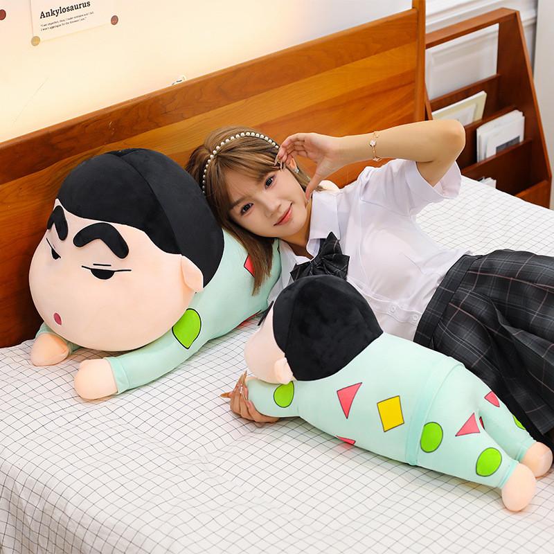 Crayon Shin Chan Sleeping Pose Plush Cartoon Soft Bed Decor Gift For Kids