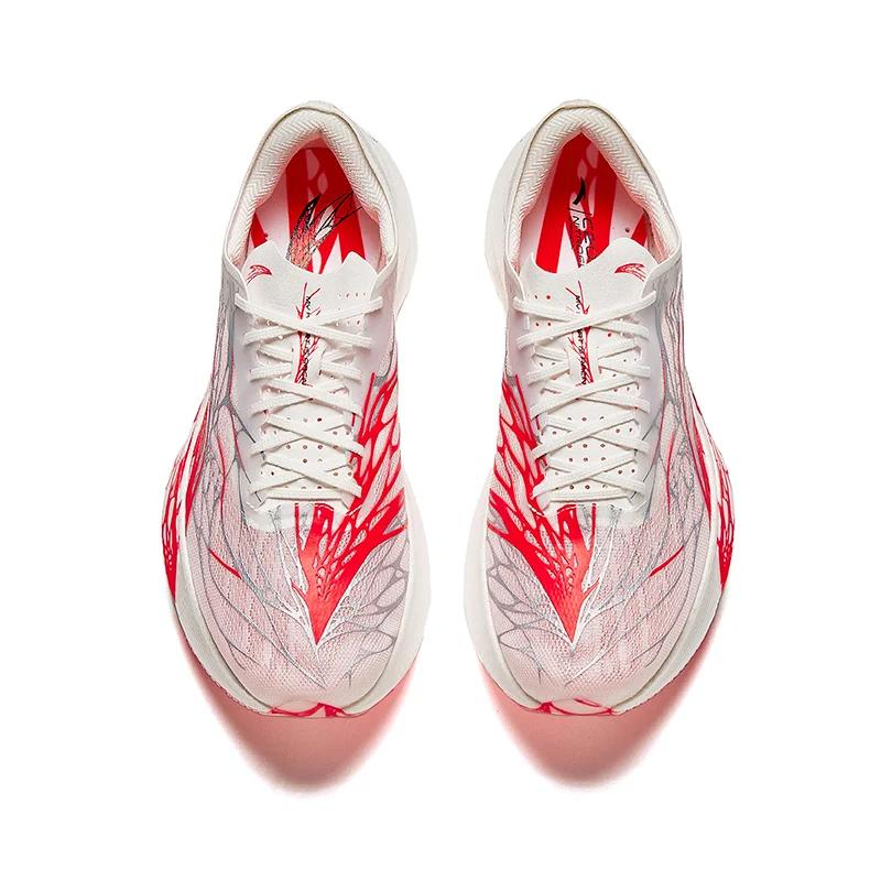 Anta C202 5 GT Cushioning, Wear Resistant Low top Running Shoes Men's White Red Sneakers 112455560-4