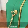 Fashion Designer Metal Square Bag Ladies Small Cell Phone Chain One Shoulder Crossbody Purse Box Evening Print Classical Solid