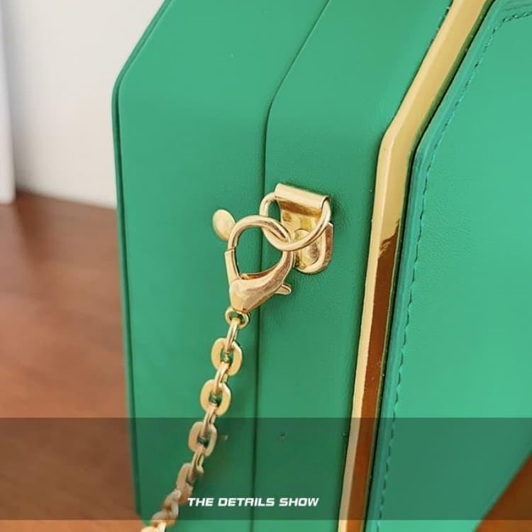 Fashion Designer Metal Square Bag Ladies Small Cell Phone Chain One Shoulder Crossbody Purse Box Evening Print Classical Solid