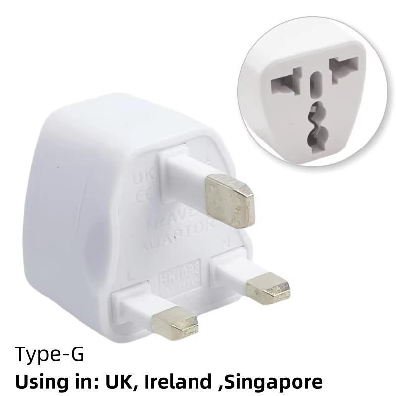 Universeller Reiseadapter-Stecker mit Schnellladeanschluss, kompatibel mit US-, EU-, AU-, UK-Steckdosen für Geschäftsreisen