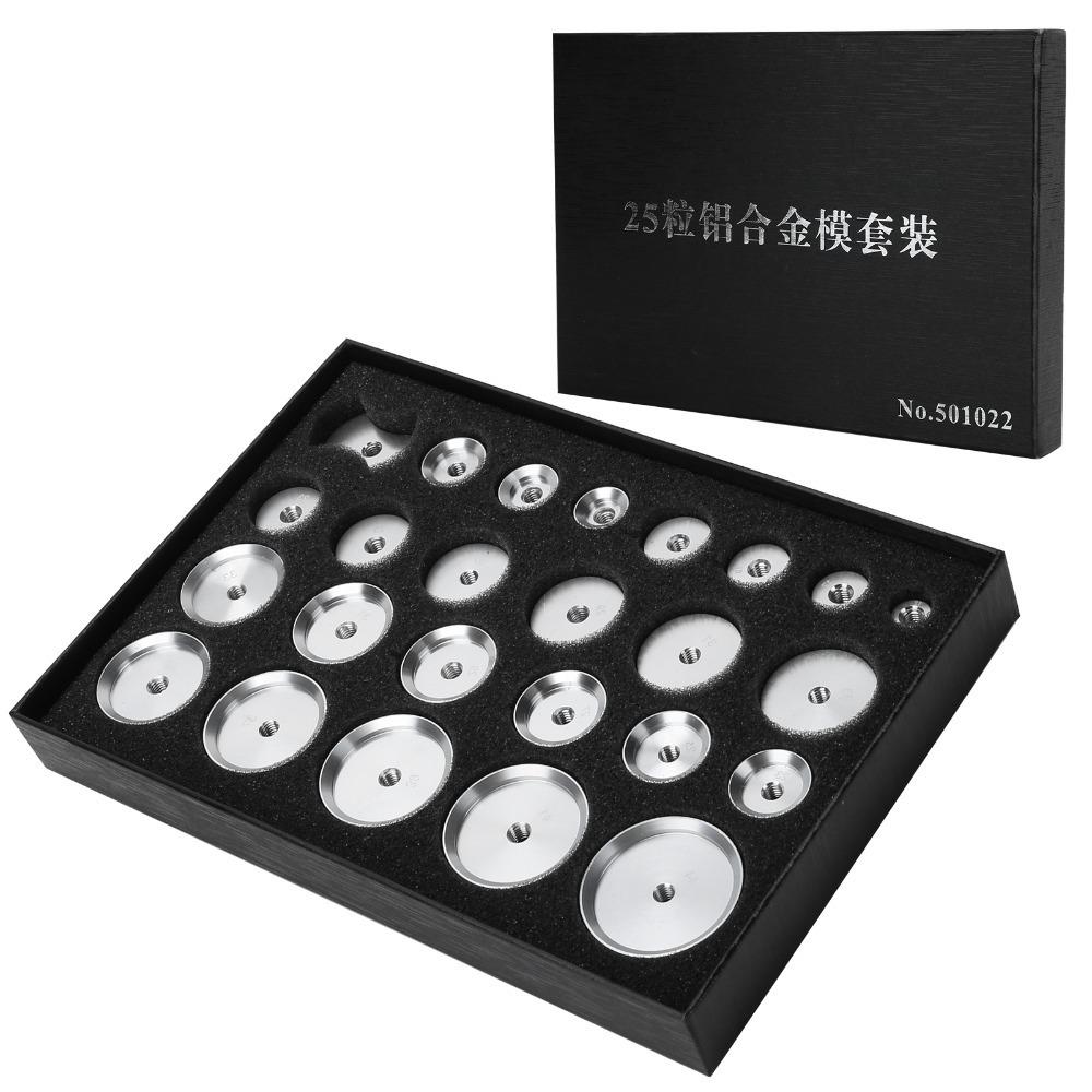 

25Pcs 25 Pieces Watch Capping Tool Multi-size Repair Accessories Watch Cover Die Case Pressing 25Pcs