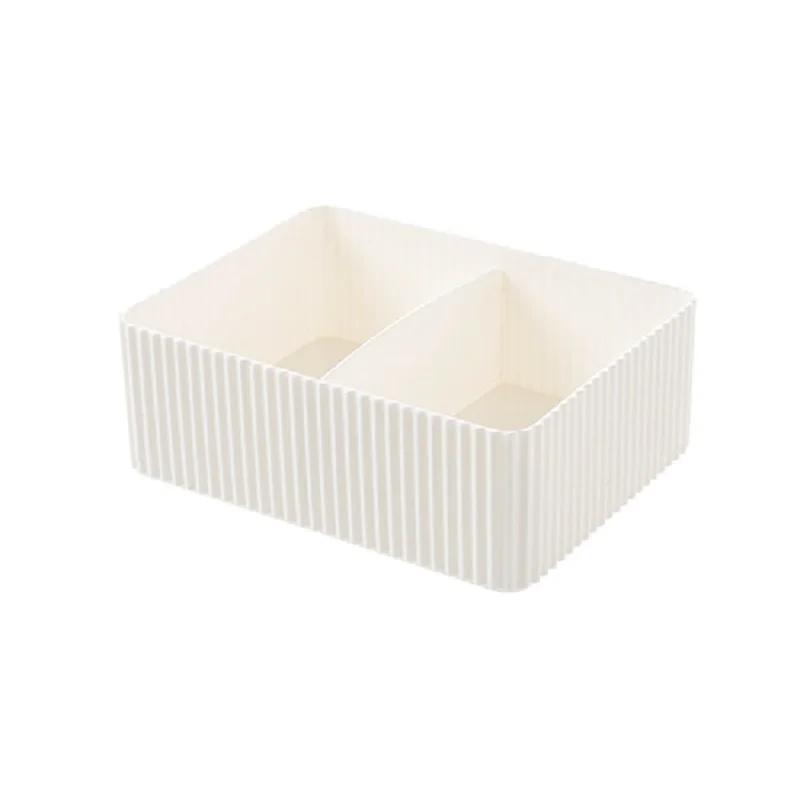 Aufbewahrungsbehälter für Zuhause Kunststoff Gitter Schreibtisch Kleinkram Aufbewahrungsbox Make-up Organizer Kosmetik Schrankbehälter Büro Badezimmer Heimgebrauch