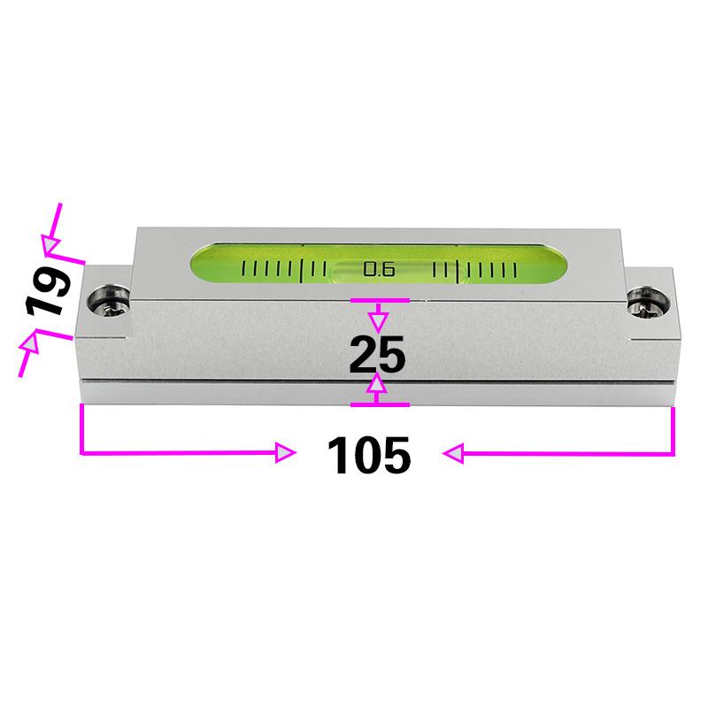 Adjustable Small Bar Level Machine Tool Leveling High Precision Long Horizontal Bubble Mini Spirit Level
