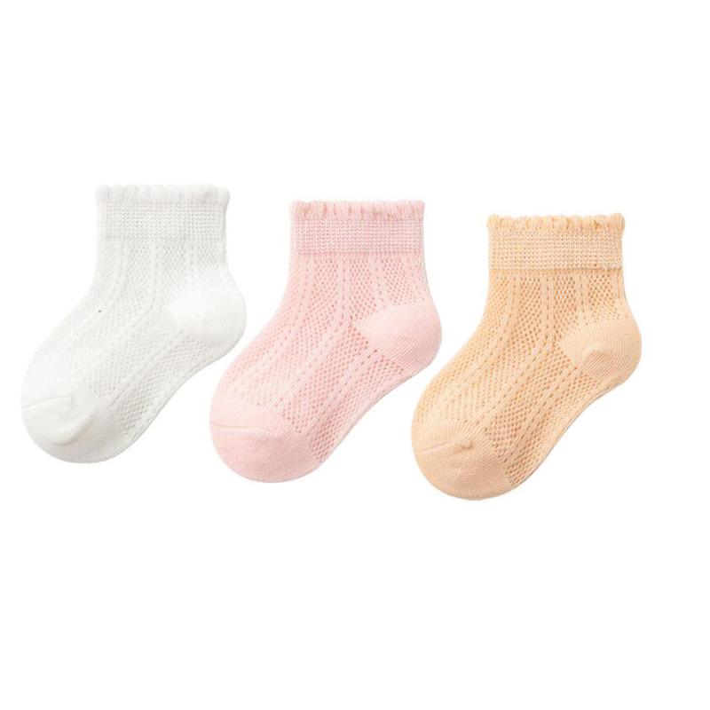 

3 пары/лот новые летние тонкие носки для мальчиков и девочек XS0-1years old