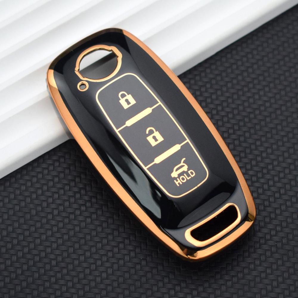 TPU Car Key Case Cover Holder Shell for Nissan Leaf Juke Micra Qashqai J11 X-Trail T32 Tiida Pathfinder Versa Note Patrol Fob
