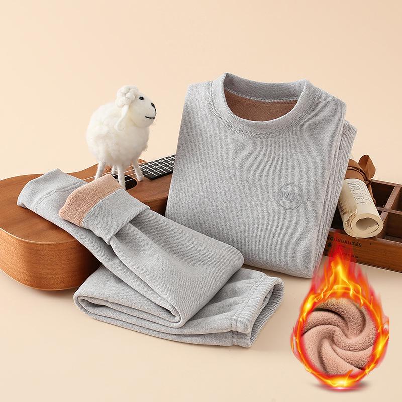 Set di biancheria intima termica extra spesso per bambini e bambine - Strato base senza cuciture Autunno/Inverno
