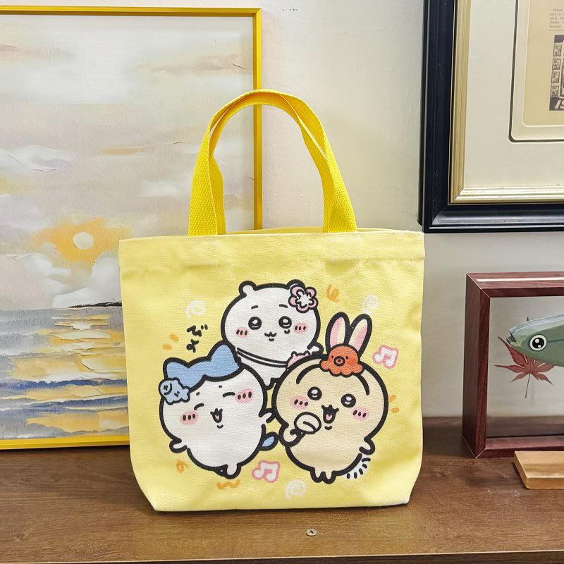 

Холщовая сумка женская мультяшный компаньон подарок студенческий детский маленький тоут женский компаньон подарок на день рождения