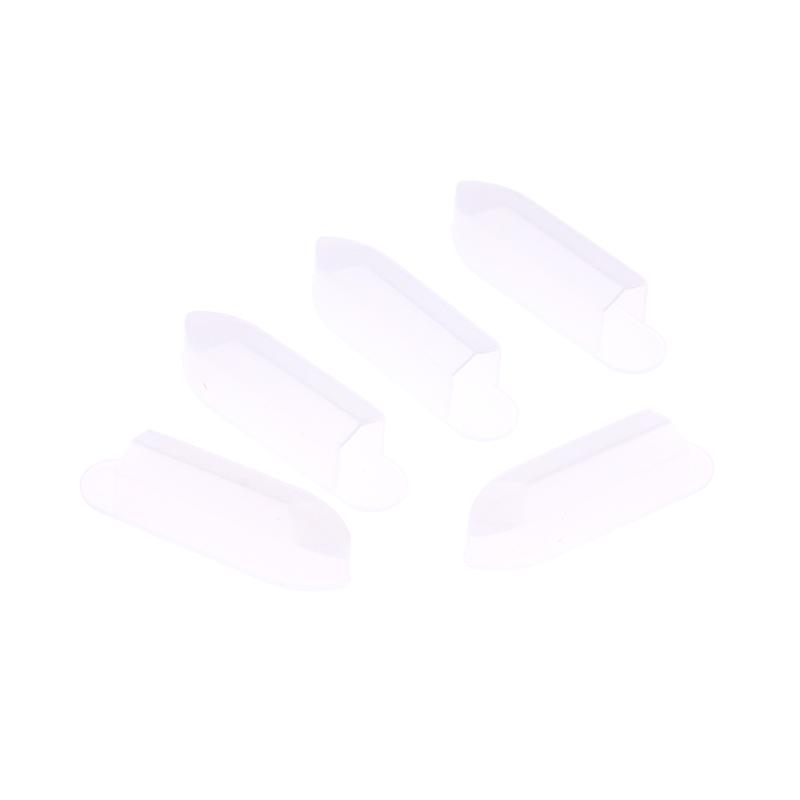 10ks Clear Dead Skin Clip Sleeve Kryt kleští Ochranný návlek na nehtovou kůžičku Nůžky Manikúra Dead Skin Pinzeta Čepice