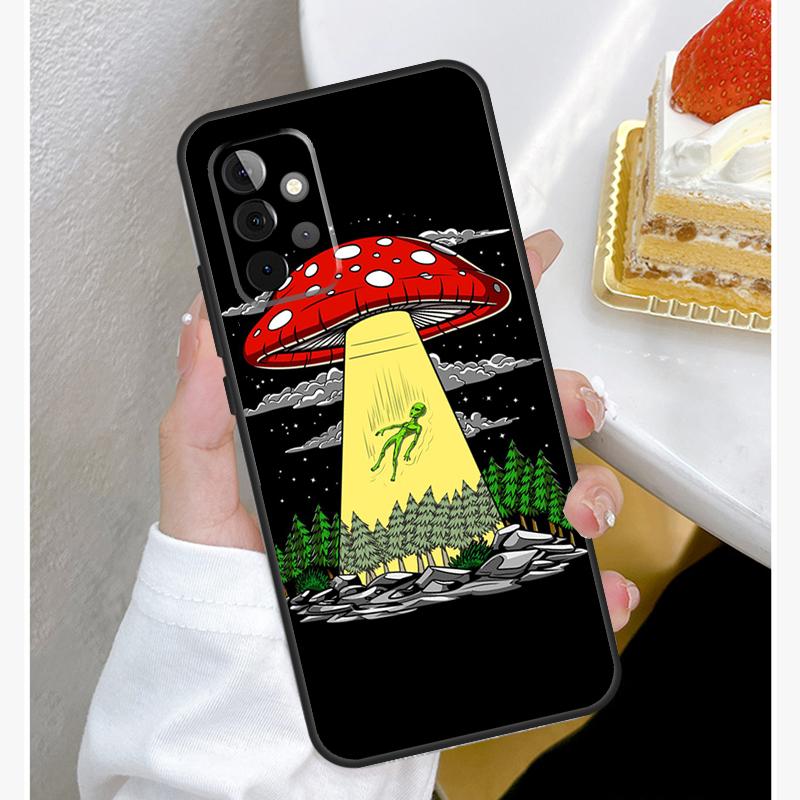 Space Alien Magic Funda For Samsung Galaxy A52 A32 A12 A14 A34 A54 A51 A71 A53 A33 A13 A15 A25 A35 A55 Case