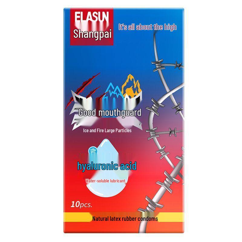 Shangpai Queen Hyaluronic Acid Condoms—High Lubrication, 100-Pack