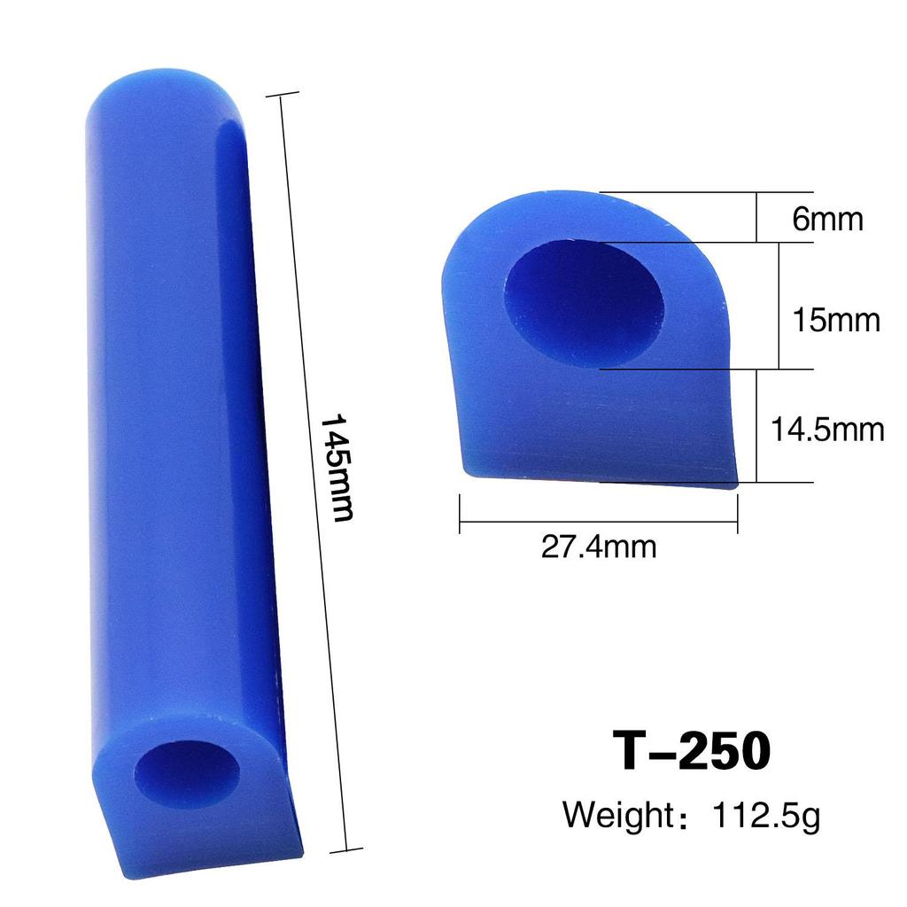 Carving Wax Ring Tube for Making Rings Mold Hard Wax Blank Large Flat Side Tube Blue Color