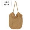 New cotton thread straw bag women's bag fringed hand-woven bag large capacity tote bag holiday beach bag women