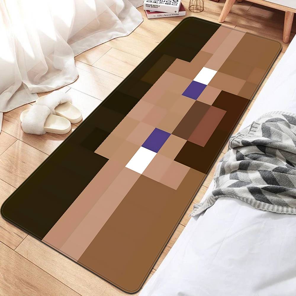 

Hot Game Cartoon Pixels Hallway Carpet Washable Non-Slip Living Room Sofa Chairs Area Mat Kitchen Doormat Area Rug 40x60cm