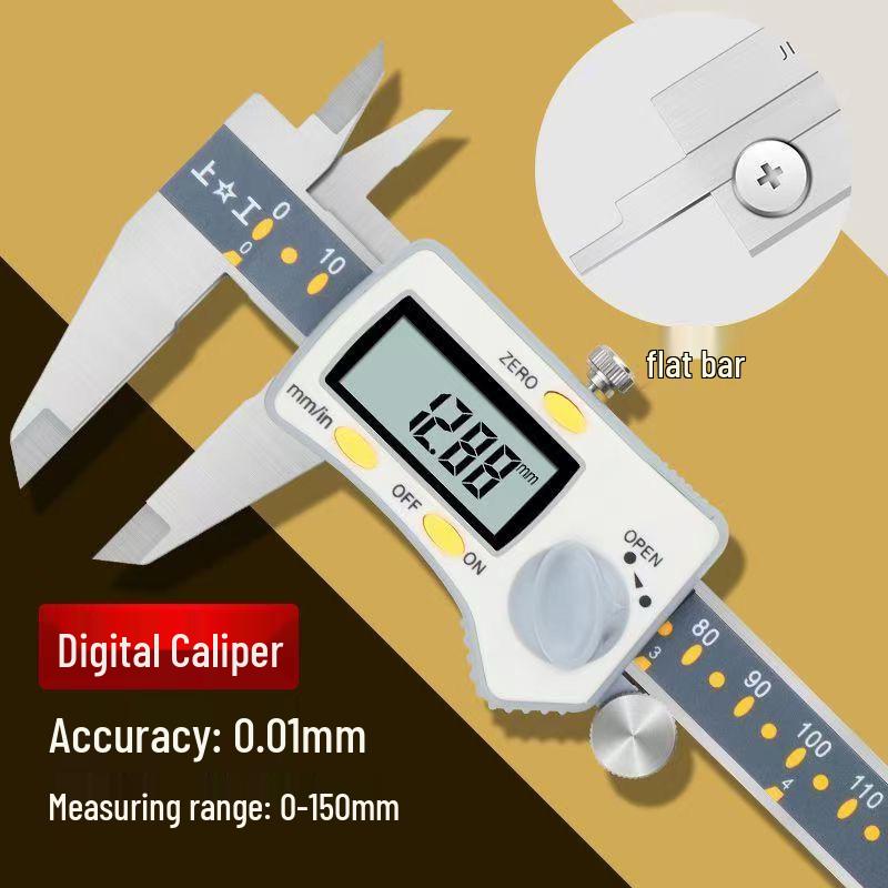 Высокоточный цифровой штангенциркуль из нержавеющей стали с электронным дисплеем (150-300мм)