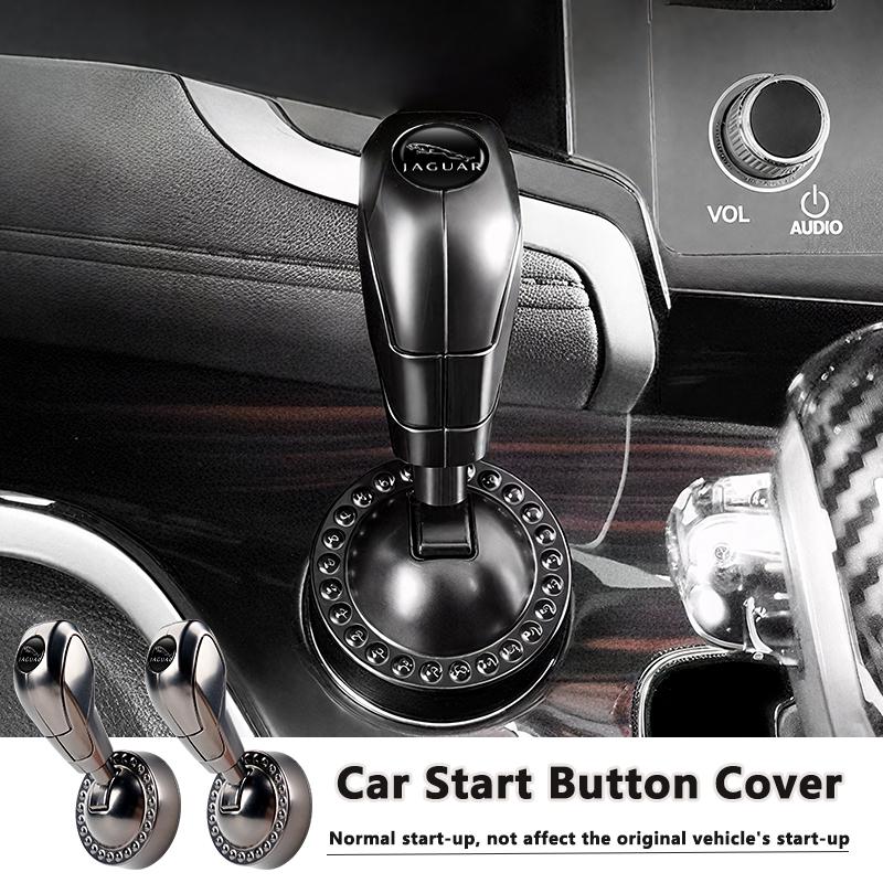 Car Gearshift Lever Cover One-Touch Start Button Case Accessories For Jaguar XF XJ XE S-Type F-Type X-Type F-Pace I-Pace E-Pace SS1