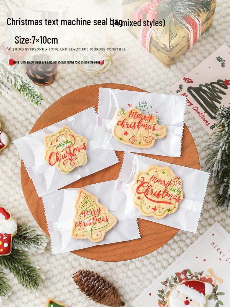 Christmas Snowflake Gift Bag: Souvenir Candy & Cookie Packaging