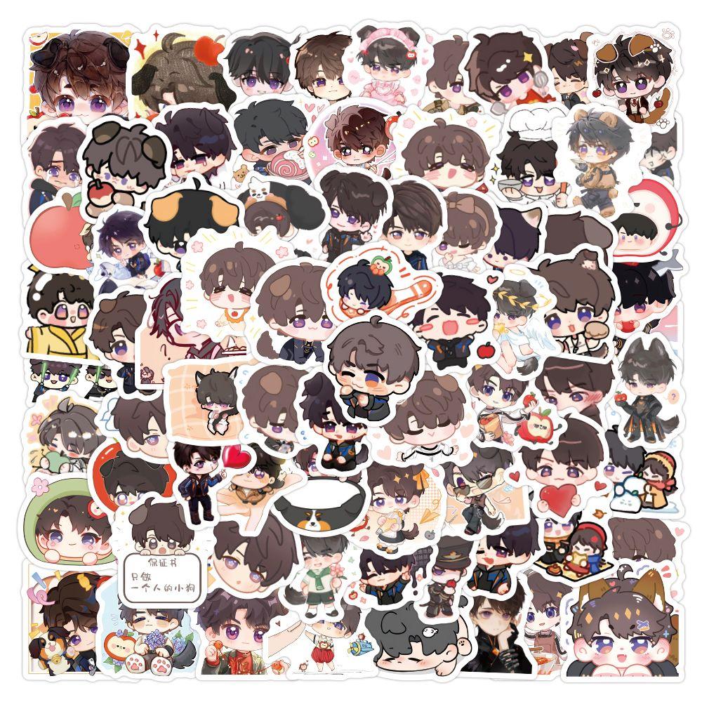 Hot Game Love and Deepspace Stickers Sylus Xavier Zayne Rafayel Caleb Cartoon Cosplay Character Stickers Decorate Prop Gifts