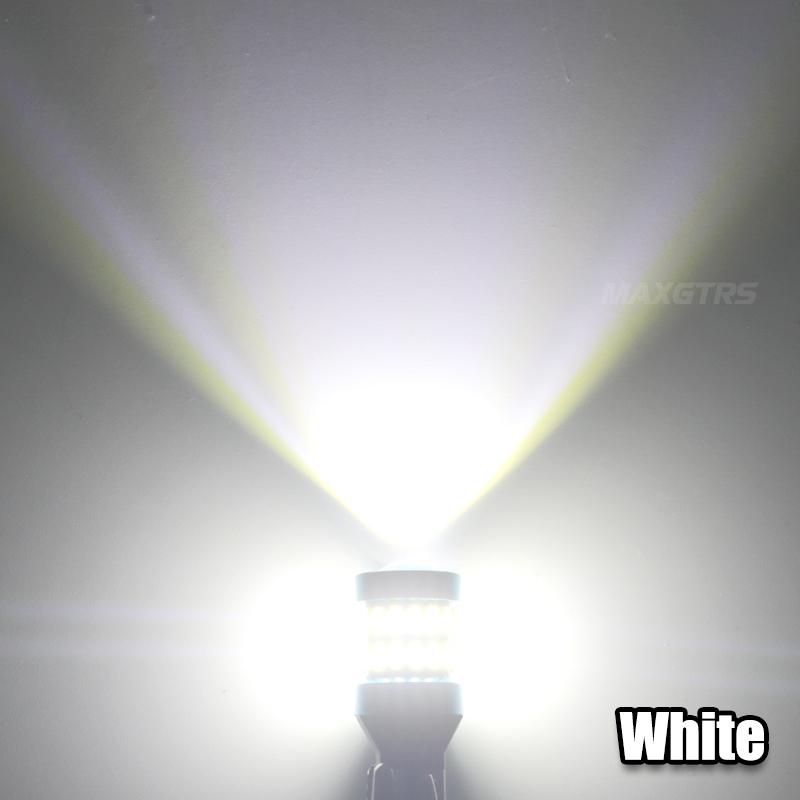 MAXGTRS 2PCS T15 W16W 921 912 LED 4014+3030 6000K White Red Yellow LED Backup Car Reversing Light Backup Canbus Turn Signal Lamp