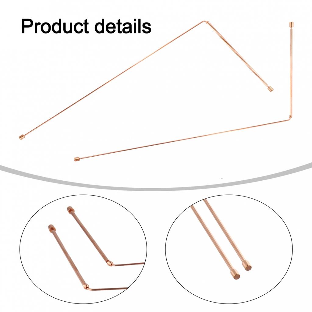 Zweierpack Qualitäts-Kupfer-Metalldetektor-Stangen zum Finden versteckter Schätze