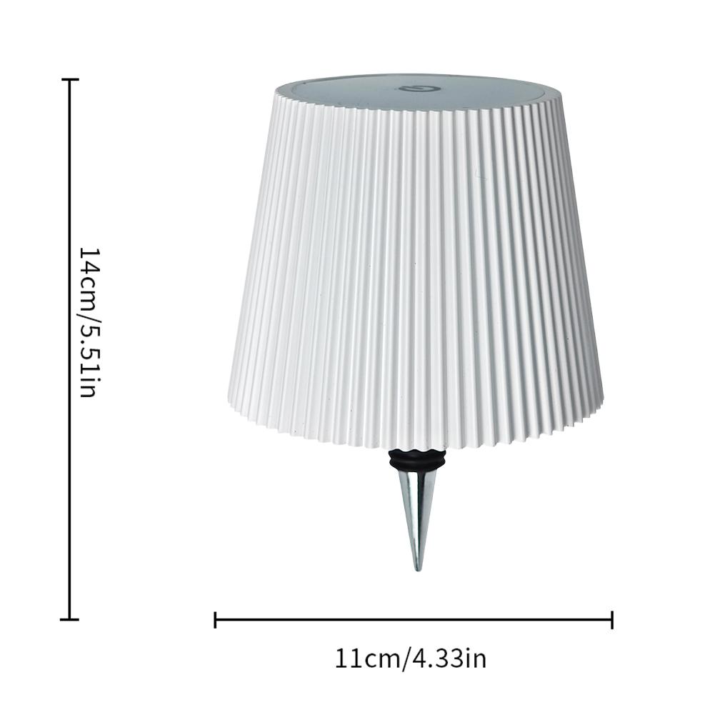 Wireless Bottle Lamp LED Wine Bottle Lamp 3 Colors Dimmable 2000mAh LED Table Lamp Rechargeable Vases Led Light