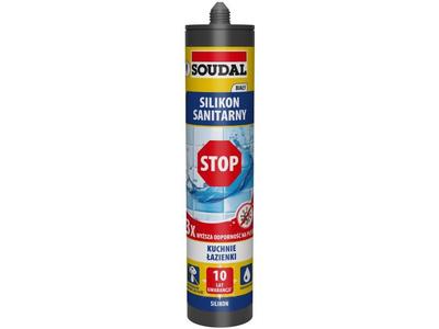 SILIKON SANITARNY BIAŁY 280ML - SIL S SO BI