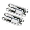 2Pcs Detachable Cabinet Door Hinge Zinc Alloy Industrial Electrical Box Hinge Cupboard 180 Degrees Hinge Easy Install