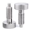 A60z2pcs Stainless Steel Hand Retractable Spring Plungers With Knurled Handle - Quick Release Locking Pinmay