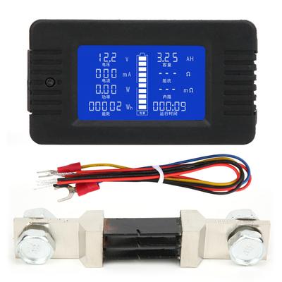 PZEM015 Multifunktionales Batteriemessgerät LCD-Digitalanzeige Batterietestdetektor mit 300A