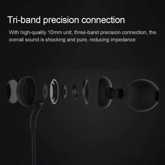 Remax RM510 Wired In-ear Stereo Music Headset Mobile Phone Earphone with Mic