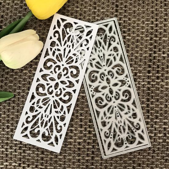 Rectangle Metal Cutting Dies DIY Scrapbooking Background Paper Cards Stencil