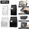 50Pcs Coffee Stand Up Pouch With Valve &Ziplock Pulltab Ground Coffee Beans Nutdried Tea Leaf Mga Pouches Ng Kap