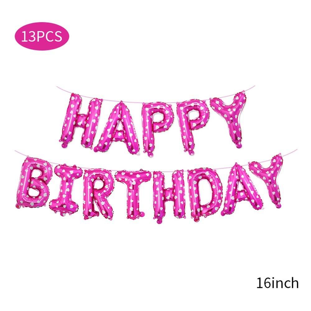 Premium Happy Birthday Aluminum Foil Balloons Ideal For Memorable Celebration Events