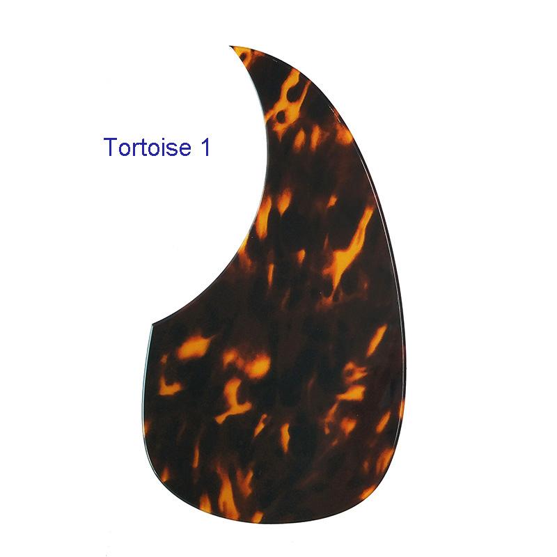 Pleroo Custom Guitar Pickgaurd - Great Elegant Bevelled Edge Acoustic Guitar Pickguard Teardrop Shape Multicolor Choice
