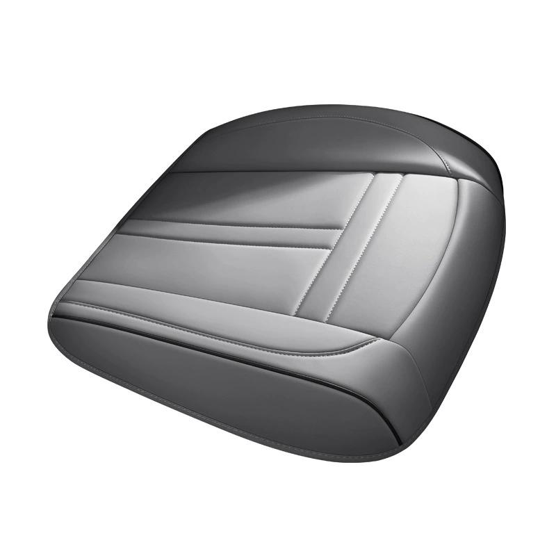 Nappa Leather Car Seat Cover Anti-Slip and Full Wrap Driver Four Season Universal Fit Most Car SUV Car Accessories 1PCS