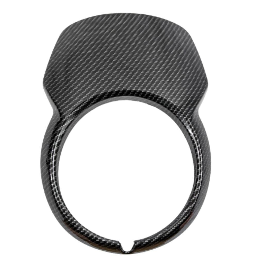 GOLDFAUST CL 250cc 500cc Bikini Cowl - Matte Black, Gloss Black, Carbon Black - Motorcycle Front Cowl (Carbon Black)